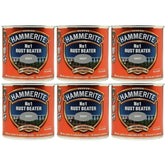 6X Hammerite No.1 Rustbeater Grey 250ml Rustbeater